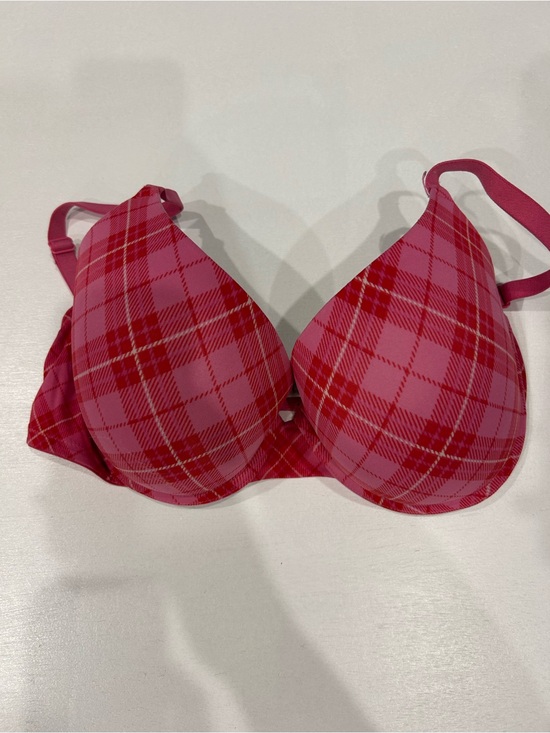 PINK Victoria's Secret Other - PINK Victoria's Secret Pink & Red Plaid T-Shirt Bra
